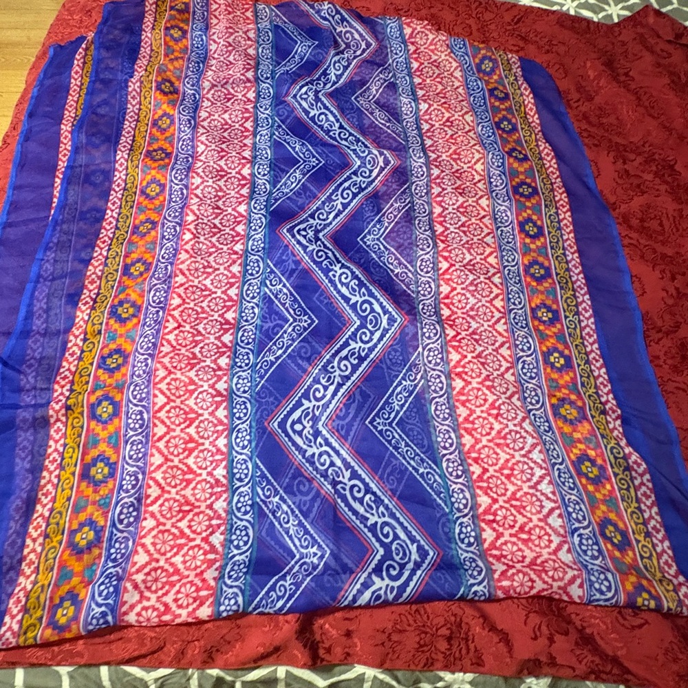Colorful Patterned Scarf